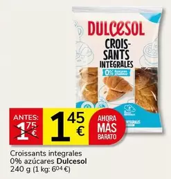 Dulcesol - Croissants Integrales 0% Azucares