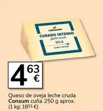Consum - Queso De Oveja Leche Cruda