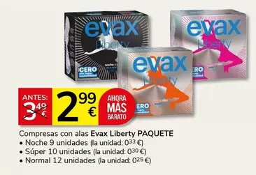 Evax - Liberty Compresas Con Alas