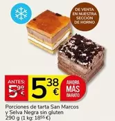 Porciones De Tarta Y Selva Negra Sin Gluten