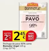Argal - Pechuga De Pavo 90% Carne Bonnatur
