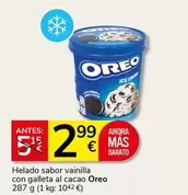 Oreo - Helado Sabor Vainilla Con Galleta Al Cacao