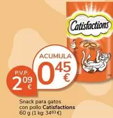 catisfactions - Snack Para Gatos Con Pollo