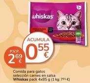Whiskas - Comida Para Gatos Seleccion Carnes En Salsa