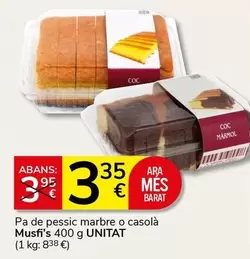 Musfi's - Pa De Pessic Marbre O Casola