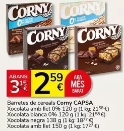 Corny - Barretes De Cereals