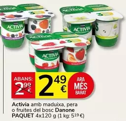 Danone - Activia Amb Maduixa, Pera O Fruites Del Bosc