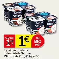 Danone - Iogurt Grec Maduixa O Stracciatella