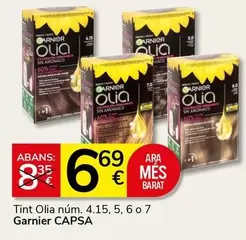 Garnier - Tint Olia Num. 4.15, 5, 6 O 7