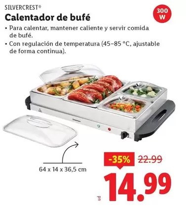 SilverCrest - Calentador De Bufe