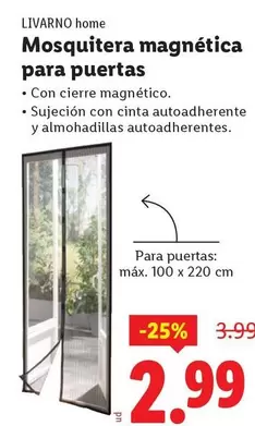 Livarno Home - Mosquitera Magnetica Para Puertas