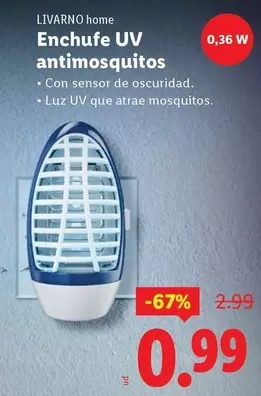 Livarno Home - Enchufe UV Antimosquitos