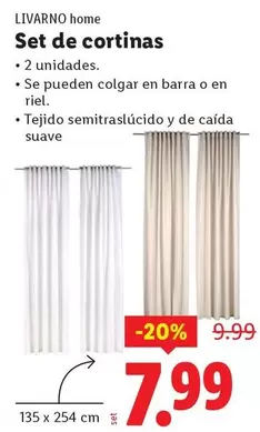 Livarno Home - Set De Cortinas