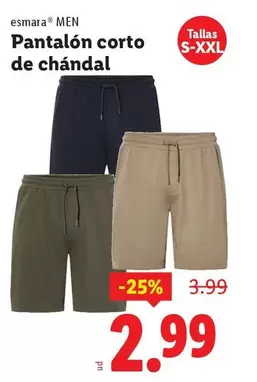 Esmara - Men Pantalon Corto De Chandal