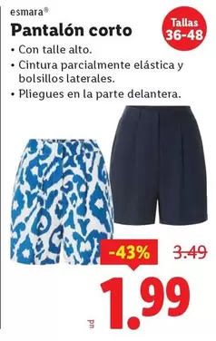 Esmara - Pantalon Corto