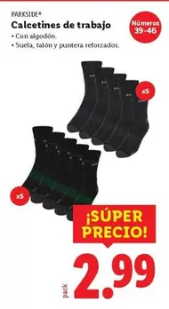 Parkside - Calcetines De Trabajo