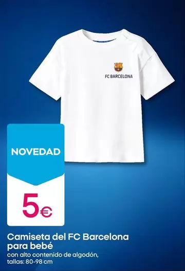 FC Barcelona - Camiseta Del Fc Barcelona Para Bebe