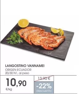 origen - Langostino Vannamei