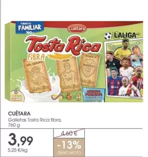 Cuétara - Galletas Tosta Rica Fibra