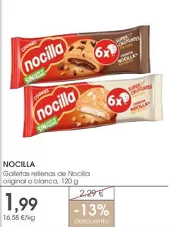 Nocilla - Galletas Rellenas De  Original O Blanca