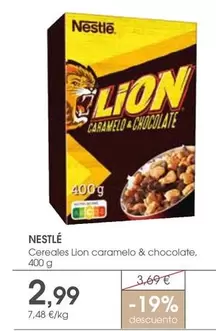 Nestlé - Cereales Lion Caramelo & Chocolate