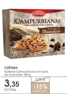 Cuétara - Galletas Campurrianas Con Trozos De Chocolate