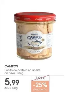 Campos - Bonito De Costera En Aceite De Oliva