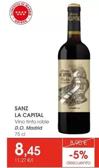 origen - Vino Tinto Roble D.o. Madrid