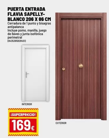 Blanco - Puerta Entrada Flavia Sapelly-blanco