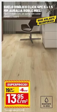 SPC - suelo vinilo Click  5 + 1.15mAh