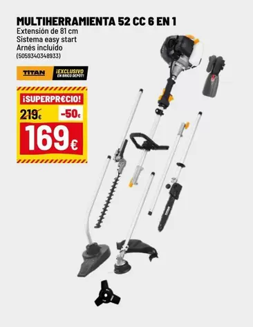 Sistema - Multiherramienta 52 Cc 6 En 1
