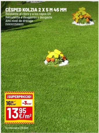 CÉSPECA KOLZLA 2X 5M 45 MMA