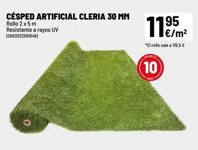 CESPED ARTIFICIAL CLERIZA 30MM