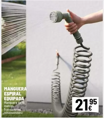 Manguera Espiral Equipada