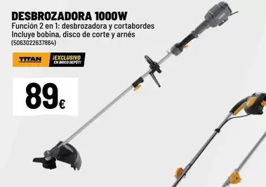 Titan - Desbrozadora 1000w