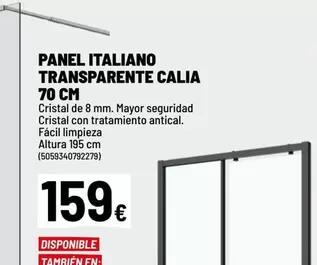 Cristal - Panel Italiano Transparente Calia