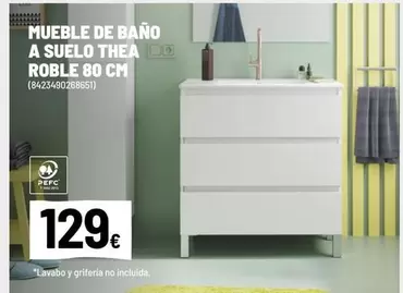 Mueble De Bano A Suelo Thea Roble