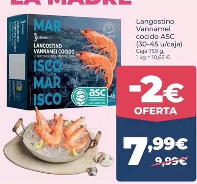 La Sirena - Langostino Vannamei Cocido Asc