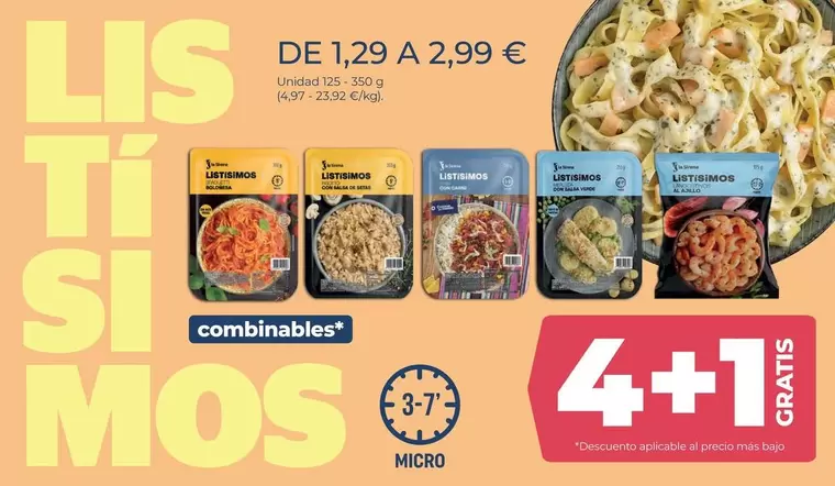 Listísimos - Unidad 125-350 G