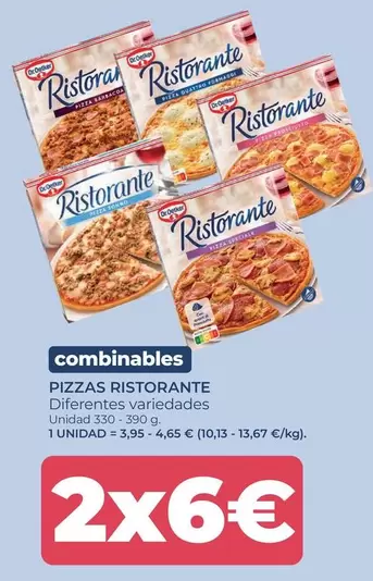 Ristorante - Pizzas