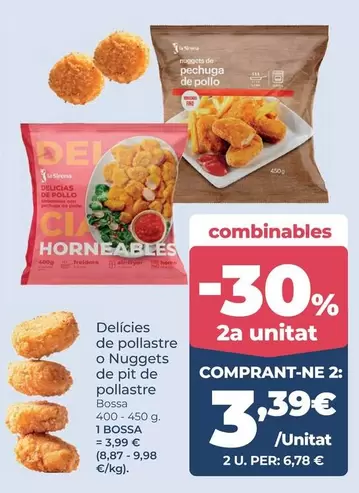 La Sirena - Delicias De Pollastre O Nuggets De Pit De Pollastre