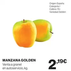 origen - Manzana Golden