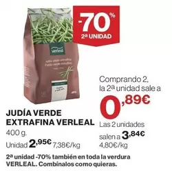 Verleal - Judia Verde Extrafina