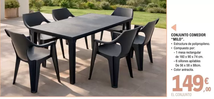 Conjunto Comedor "Milo"