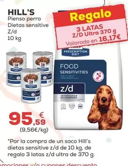 Hill's - Pienso Perro Dietas Sensitive Z/d