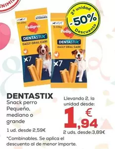 Dentastix - Snack Perro Pequeno, Mediano O Grande