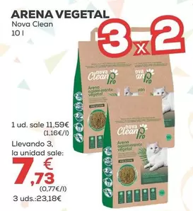 Nova Clean - Arena Vegetal
