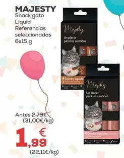 Majesty - Snack Gato Liquid