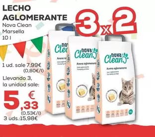 Nova Clean - Lecho Aglomerante