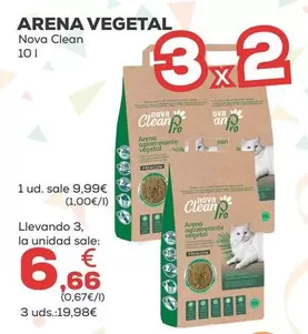 Nova Clean - Arena Vegetal